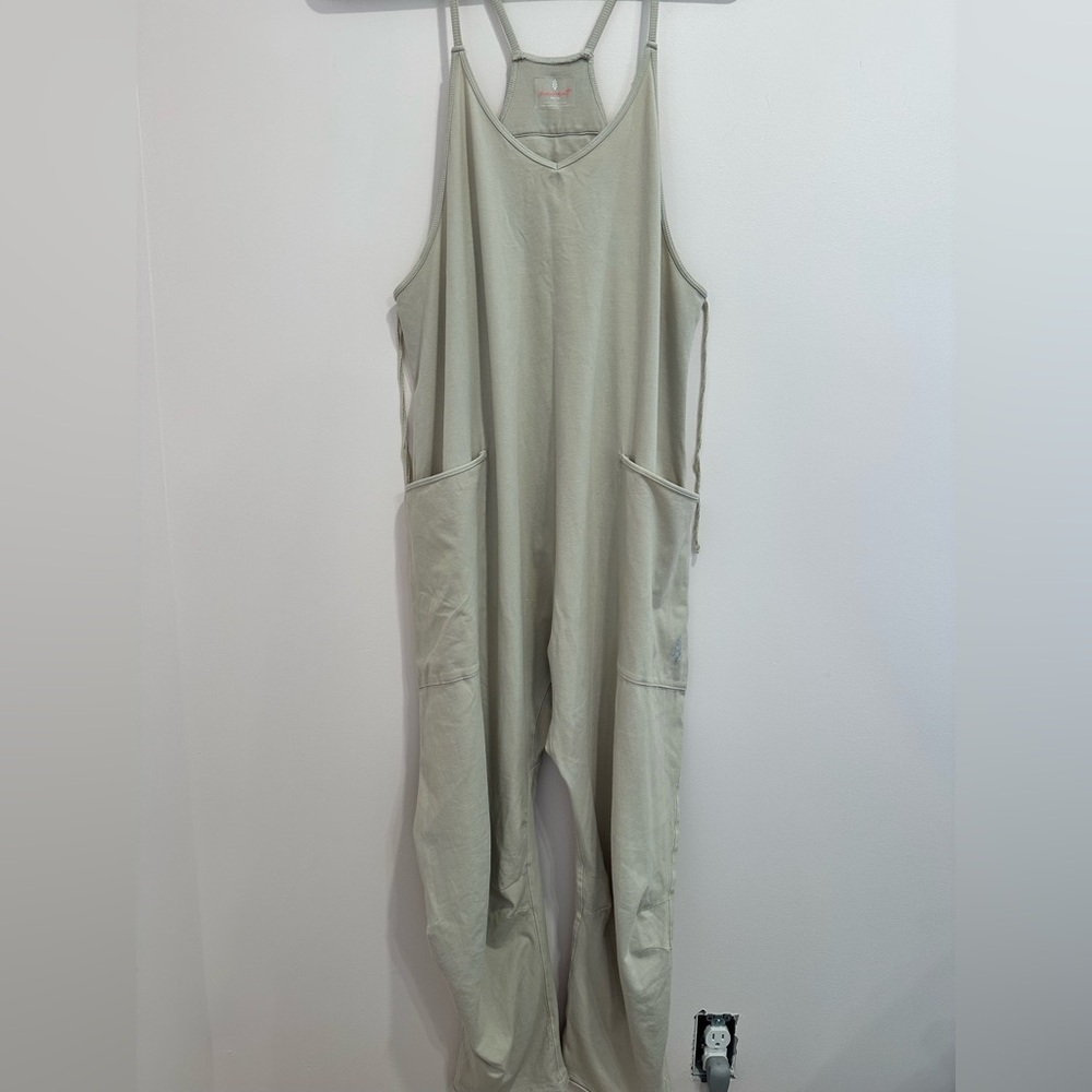 Free People Movement, Hot Shot Onesie, Size X-small, Tan